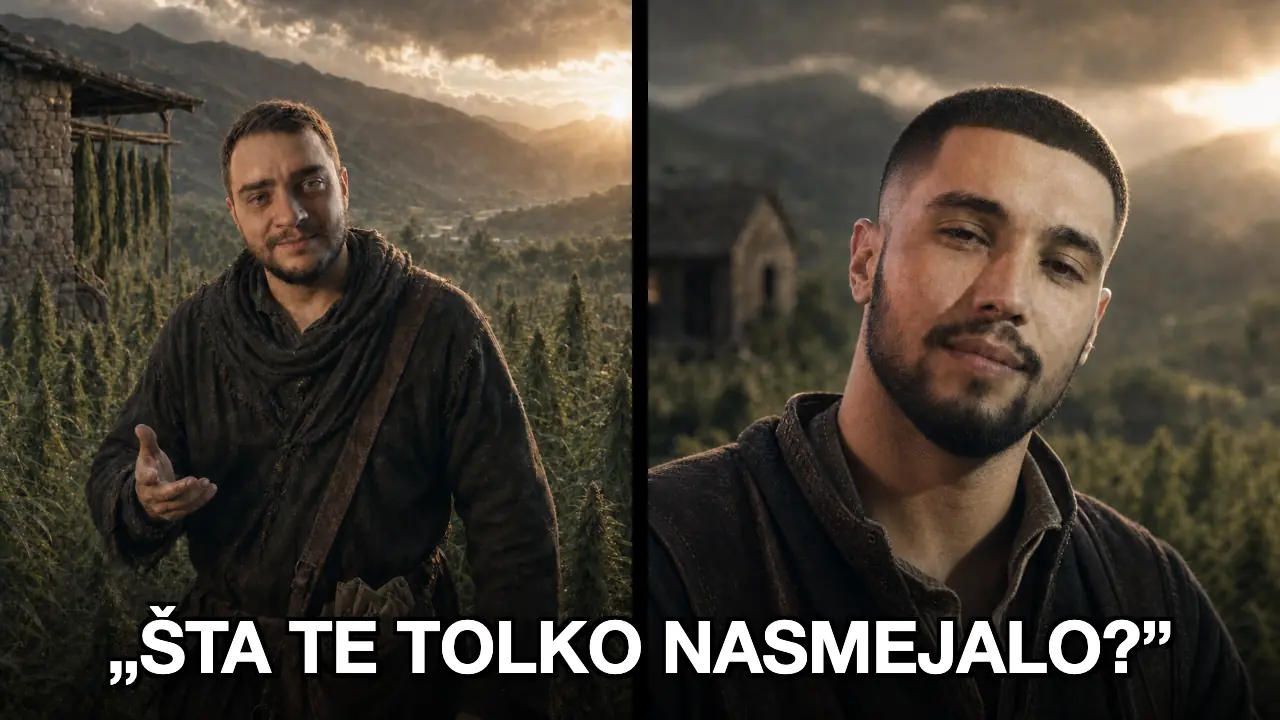 Šta te tolko nasmejalo?