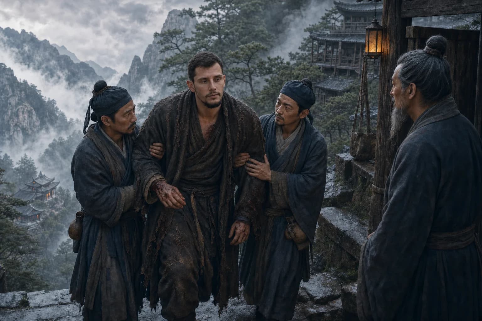 Ranjeni Milić stiže u Five Immortals Temple na planini Beli Konj